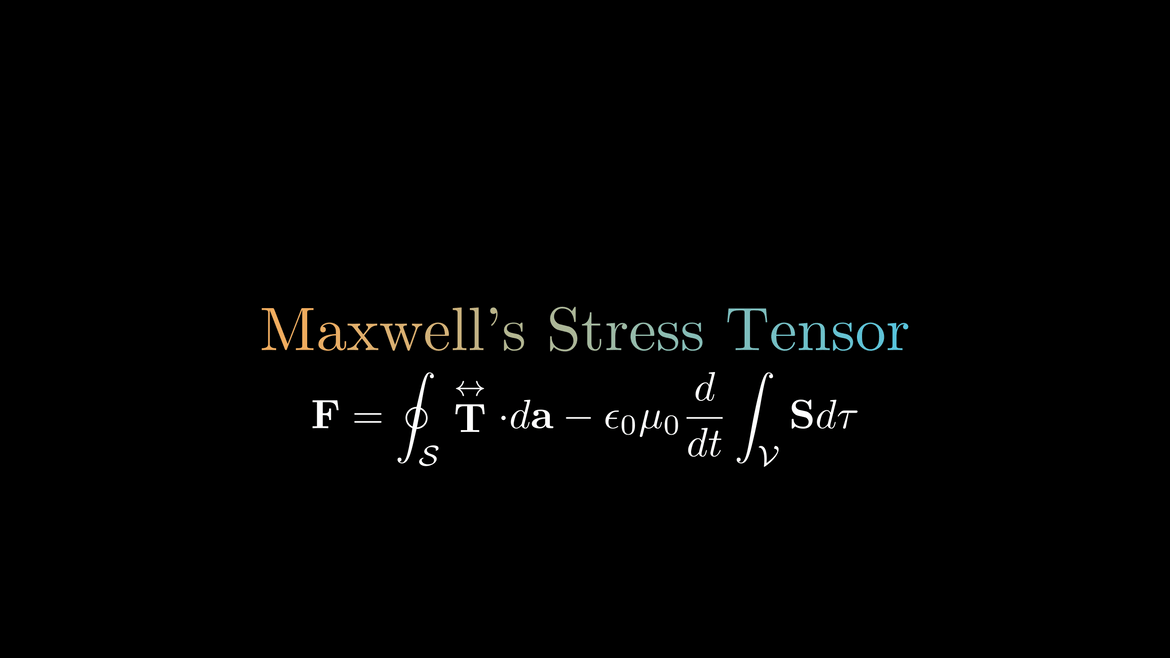 Maxwell's Stress Tensor